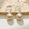 Brincos de Gancho com Pérolas Simples e de Alto Padrão, Brincos Versáteis para o Dia a Dia com Toque de Luxo para Mulheres