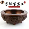 Cobre Puro Hongda Kowloon Xiangyun Deseo Auspicioso Cornucopia Creativo Doce Signos del Zodíaco Adornos de Cuenco de Cobre