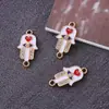 Amazon Moda pulseira de metal estilo nacional de Palmeira joias acessórios diy joias de liga com óleo pingado acessórios