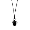 Collar Colgante Largo Versátil Estilo Minimalista Ins del Mismo Estilo que una Bloguera Coreana con una Botella de Perfume que se Mueve para Mujer