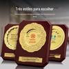 Medalha de Ouro Medalha de Honra Placa Autorizada Feita Sob Medida Empresa de Produção de Placa de Alumínio Feita Sob Medida Placa de Liga de Zinco Placa de Metal