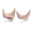 Zapatos de Tacón Alto Transparentes Invisibles con Correa Transfronteriza Taobao Anti-caída Sin Tacón Correa Alrededor del Tobillo Zapatos