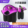 Bolsa de Vino Personalizada Transfronteriza para Material de Buceo, Paquete de 6, Funda para Botella de Vino Tinto, Bolsa Portátil para Cerveza al Aire Libre, Bolsa de Vino de Neopreno