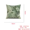 Cojín Decorativo Versátil con Estampado Floral para Primavera y Verano, Cojín para Sofá de Decoración para el Hogar Nórdico, Cojín de Asiento Transpirable y Cómodo de Lino