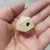 Cuentas de madera octogonales de colores Amazon nuevo transfronterizo con cuentas de colores cuentas geométricas cuentas multiángulo fabricantes de cuentas de madera al por mayor
