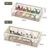 Caja de Almacenamiento Transparente para Zapatos de Hogar y Dormitorio Caja de Almacenamiento Plegable con Marco de Acero Caja de Almacenamiento Debajo de la Cama Caja de Zapatos para Dormitorio