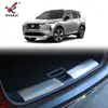 Adecuado para Nissan X-Trail 21-22 Guardabarros Trasero Incorporado Modificado, Protector de Acero Inoxidable para Maletero Trasero