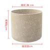 Vasos para Flores e Plantas Verdes de Jardinagem Vasos de Flores Foscos Imitando Pedra Vasos de Flores Estilo Europeu de Resina Plástico Espesso Durável Vela Realista