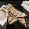 Bufanda de Seda para Mujer 2026 Nuevo Estilo Bufanda para Cuello con Sensación de Lujo, Larga y Rayada para Otoño, Combinable con Camisas, Estilo Coreano, Bufanda Versátil