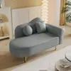 Mejora de apartamento pequeño: sofá otomana de almacenamiento, sillón reclinable estilo europeo, área de espera de tienda de ropa, sofá reposapiés moderno
