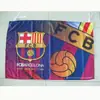 Decoração de bandeira com emblema de time de futebol Barcelona Chelsea AC Paris Argentina Copa do Mundo bandeira de seleção nacional presente