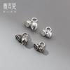 Plata de Ley 925 Estilo Retro Lujo Ligero Colgante de Loto Dos Mundos Colgante para Pulsera DIY Accesorios de Material de Cuerda Hecho a Mano 1282