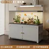 Gabinete para Aquário Armazenamento Multicamadas Suporte para Aquário Suporte Inferior para Aquário Uso Doméstico com Luz Base para Aquário Metal Suporte de Carga Gabinete para Aquário
