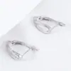 Ganchos para Oreja Huecos en Forma de U Chapados en Cobre Transfronterizos, Ganchos Pequeños de Estilo Simple para DIY con Anillas para Colgar, Accesorios para Pendientes al por Mayor