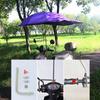 Sombrilla para Vehículo Eléctrico, Sombrilla para Motocicleta, Toldo para Lluvia o Sol, Parabrisas, Sombrilla Parasol Desmontable Nuevo para Vehículo Eléctrico
