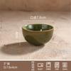 Plato Cerámico Verde Kiln Glaze Retro Japonés Plato para Restaurante Plato para Bistec Plato para Pasta Plato para Comida Occidental Tazón de Arroz para el Hogar
