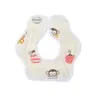 Babero de Gasa con Forma de Pétalo para Bebé Babero de Gasa de Seis Capas Toalla para Escupir Babero Giratorio 360 Suministros Maternales e Infantiles