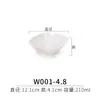 Milamina cuenco de arroz cuadrado plástico pequeño Cuenco cuenco para hot pot cuenco de condimento vajilla de porcelana cuenco para porridge comida rápida cuenco para sopa cuenco cuadrado comercio exterior
