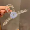 Pasador de Pelo de Dibujos Animados Coreanos Lindo con Lazo para Mujeres en la Parte Trasera de la Cabeza, Tamaño Grande, Gama Alta, Versátil Pasador Accesorio para el Cabello