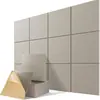 Tablero Acústico de Fibra de Poliéster Cuadrado Tablero de Fieltro Tablero Insonorizado Pegatina de Pared Autoadhesiva Pegamento sin Rastro Reducción de Ruido