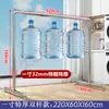 Tubo de acero de pie para exteriores, engrosado, para el hogar, balcón, dormitorio, perchero, estilo simple de una barra, tendedero