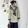 Chaqueta para niña 2026 nueva colección de otoño, top de trabajo de estilo coreano moderno con cuello alto, chaqueta cortavientos para niña de primavera y otoño