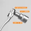 Adaptador de Soquete de Espelho 1/2 para 3/8 para 1/4 Adaptador de Chave de Catraca Mosca Grande, Mosca Média e Mosca Pequena Conversão