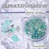 Paquete de Materiales para Manicura Japonesa y Coreana Caja de Set de Diamantes Coloridos Fantasy Cuentas de Sirena Escamas de Concha Escamas de Mica Joyería para Uñas