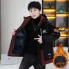 Abrigo de Invierno para Hombre, Parka con Capucha, Casual con Forro de Felpa, Engrosado, Chaqueta de Trabajo Cálida, Cortavientos, Nueva Moda de Invierno 2025