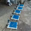 Máquina de serigrafia mesa de impressão manual, mesa de serigrafia manual SM para pasta de solda pequena e média, tela de tinta para superfícies planas grandes