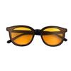 Óculos de Sol Femininos Amarelos de Rosto Grande para Emagrecer 2022 Ins Moda Armação Completa Transparentes Lisos Óculos de Sol Masculinos