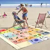 Esteira de Praia Transfronteiriça, Secagem Rápida, Repelente à Água, Tapete à Prova de Umidade, Esteira de Piquenique ao Ar Livre, Cobertor de Acampamento