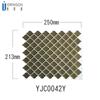 Pegatinas de pared con forma de gota de pegamento de cristal 3D, autoadhesivas, para baño, cocina, resistentes al aceite y a altas temperaturas.