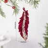 Adornos de lentejuelas y flocado navideños transfronterizos, decoraciones para árboles de Navidad, colgantes decorativos para la atmósfera de Año Nuevo y bodas en tiendas