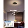Lámpara de araña de lujo con luz de Internet, lámpara nórdica para dormitorio, moderna, sencilla y atmosférica, para sala de estar, lámpara creativa para comedor, lámpara de mesa para bar.