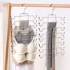 Cabide Dobrável de Oito Camadas Transfronteiriço para Roupa Íntima para Uso Doméstico, Economizador de Espaço de Metal Multifuncional para Sutiãs, Camisolas e Pijamas