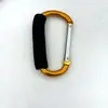 Número de suministros del fabricante. 14 Hebillas de Escalada de Esponja de Aleación de Aluminio Grandes, Hebilla de Polea, Hebilla de Zapato, Hebilla Colgante Tipo D con Funda de Cuero