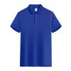 Camisas Polo de Algodão CVC para Homens, Mulheres e Crianças com Gola Reversível, Tops de Manga Curta, Camisetas com Estampa de Logo, Polo Publicitária Personalizada