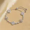 Colar de Zircônia Exquisita Micro-incrustada Versátil de Luxo Leve Europeu e Americano para Mulheres Corrente de Clavícula Simples Tendência Ins Celebridade da Internet Acessórios