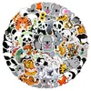 Pegatinas de acuarela de caballos 50 sin repetir transfronterizas para teléfono móvil, tazas, pegatinas decorativas impermeables, pegatinas para diario de niños, venta al por mayor