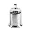 Taza de Aromaterapia Cubierta Campana Dorada Vaso para Velas Contenedor de Cristal de Cristal Piedra Expansora de Fragancia Transparente Vaso Expansor de Fragancia Portavelas Adornos de Verano