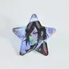 Colgantes de estrella de gema acrílica personalizados, figuras de pie, mercancía, llaveros, personalización de fotos DIY