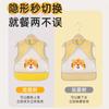 Babiador de Comida Infantil Haoyibe TPU Impermeable Delantal Grande de Comida para Guardería Impermeable y Resistente a la Suciedad Babero de Comida para Bebé