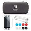 Adequado para Estojo de Armazenamento para Console Nintendo Switch Oled, Capa Protetora para Console, Película de Vidro Temperado, Capa de Silicone
