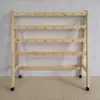 Toallero de Jardín de Infancia Toallero de Madera Maciza de Jardín de Infancia Toallero de Madera Maciza para Niños Toallero Móvil