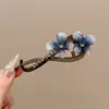 Presilhas de cabelo estilo coreano de luxo leve para mulheres com cabelo grosso, novo modelo 2026, presilhas torcidas florais grandes e requintadas de alta qualidade