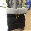 Cubrepies cálido e impermeable para carriola de bebé, cubrepies para carriola de bebé, saco de dormir para carriola a prueba de viento