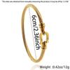 Pulsera de Acero de Titanio de Venta Caliente Transfronteriza, Pulsera Elástica con Hebilla de Herradura Retro de Lujo Ligero Europeo y Americano para Mujeres con un Toque de Alta Gama