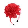 Diadema infantil de gasa con flores grandes, hecha a mano, color macarrón, ideal para fiestas de baile, 2549