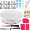 Amazon Plato Giratorio para Pasteles de 71 Piezas, Boquillas para Decorar Pasteles, Manga Pastelera, Raspador de Crema, Espátula